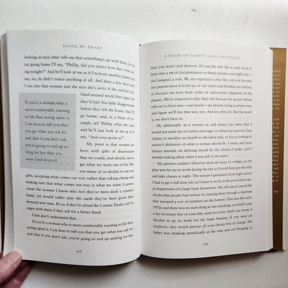 New Inside My Heart: Choosing to Live with Passion and Purpose by Robin McGraw - Picture 5 of 7